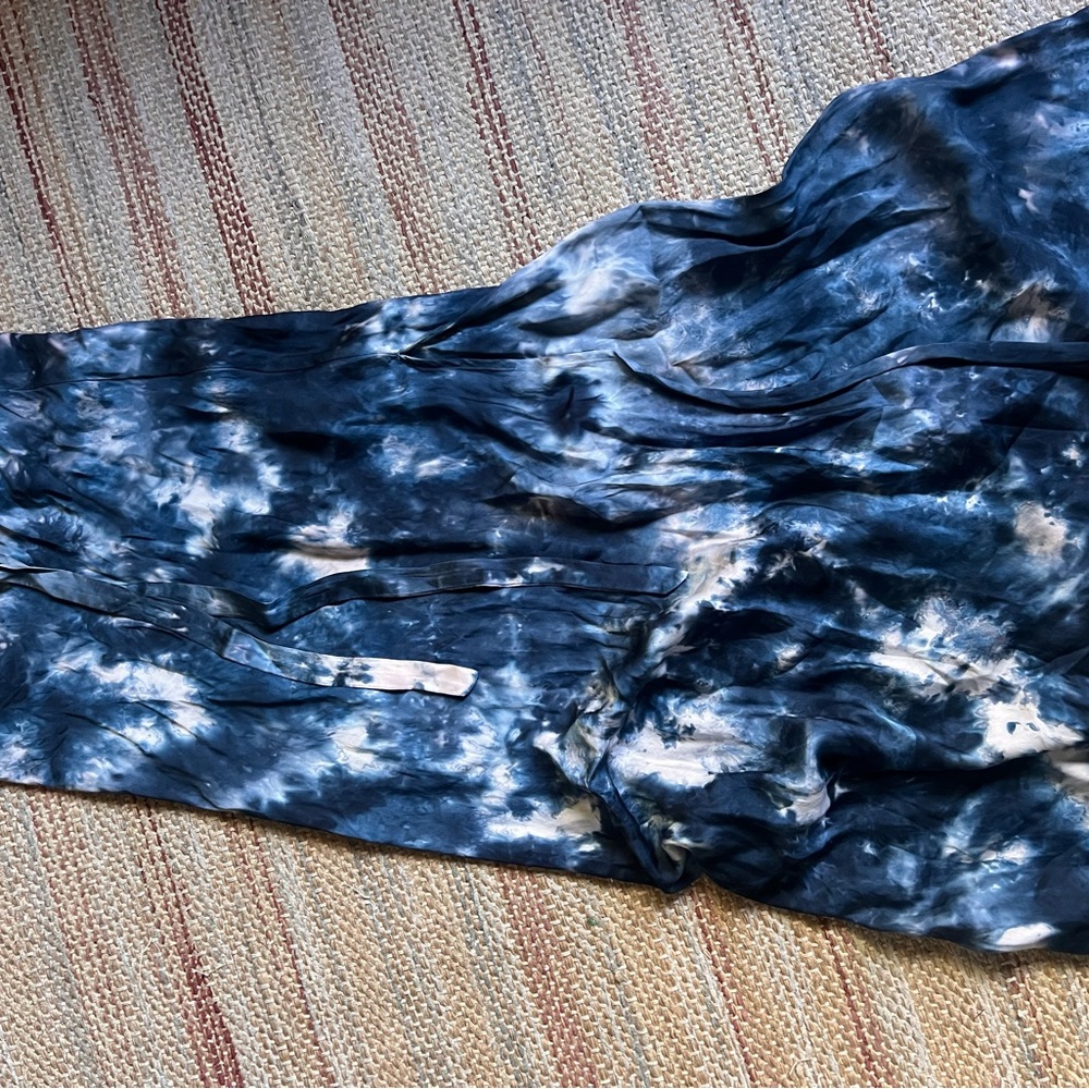 YFB silk tie dye skirt